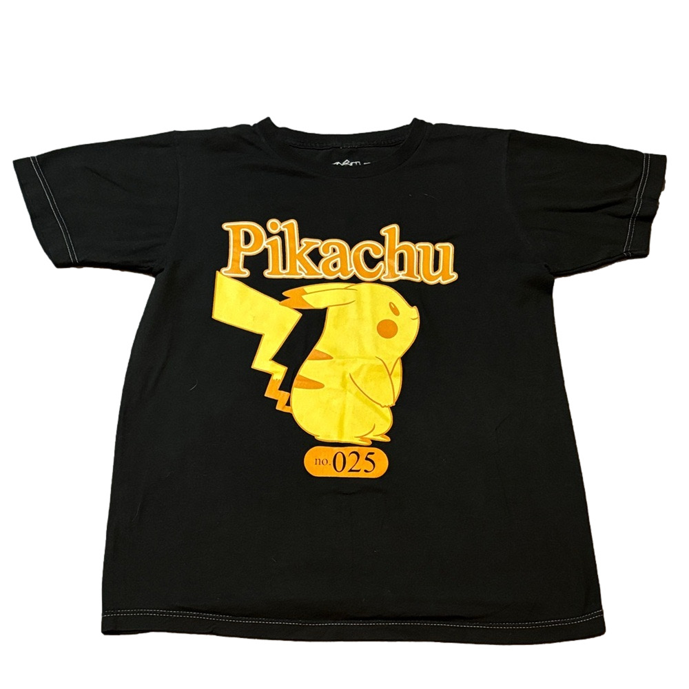 Pokemon Pikachu No. 025 Graphic Tee Black Licensed 2022 Men’s Size Small